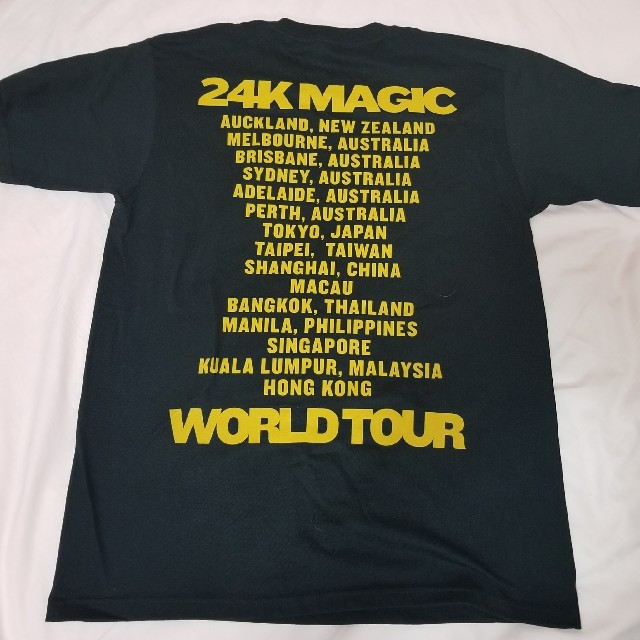 プルーノマーズ 24K MAGIC WORLD TOUR 2018 Tシャツ