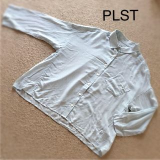 プラステ(PLST)のPLST レーヨンドレープシャツ 新品(シャツ/ブラウス(長袖/七分))