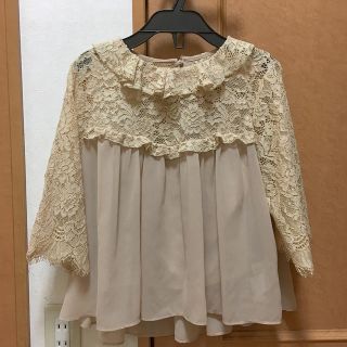 リリーブラウン(Lily Brown)のLilyBrown レースブラウス♡(シャツ/ブラウス(半袖/袖なし))