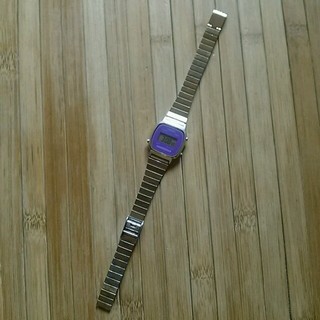 カシオ(CASIO)のCASIO 腕時計 紫&ｺﾞｰﾙﾄﾞ(腕時計)