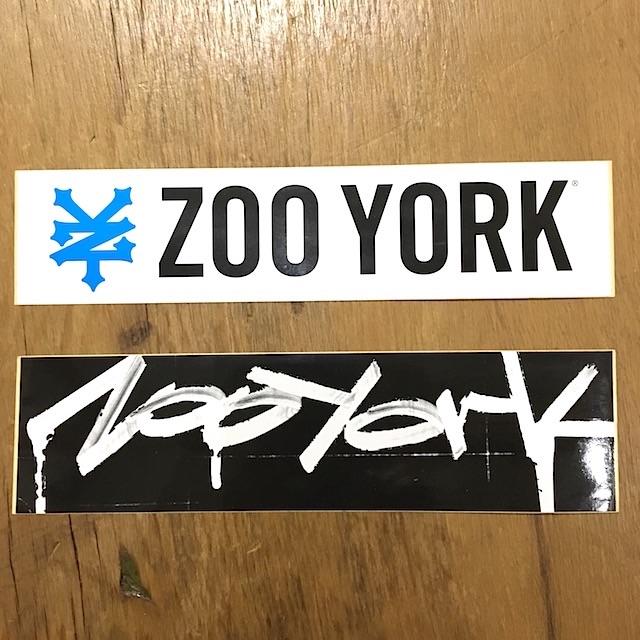 ZOO YORK(ズーヨーク)のZOO YORK ズーヨーク　オールド ステッカー ２枚セット スポーツ/アウトドアのスポーツ/アウトドア その他(スケートボード)の商品写真