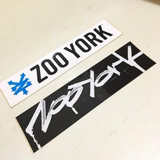 ズーヨーク(ZOO YORK)のZOO YORK ズーヨーク　オールド ステッカー ２枚セット(スケートボード)