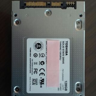 トウシバ(東芝)のTOSHIBA　東芝　SSD 128GB 中古(PCパーツ)