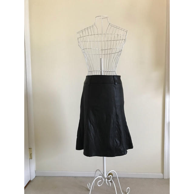 LOUNIE(ルーニィ)のルーニー スカート ラム100% 高級 美品 レディースのスカート(ひざ丈スカート)の商品写真