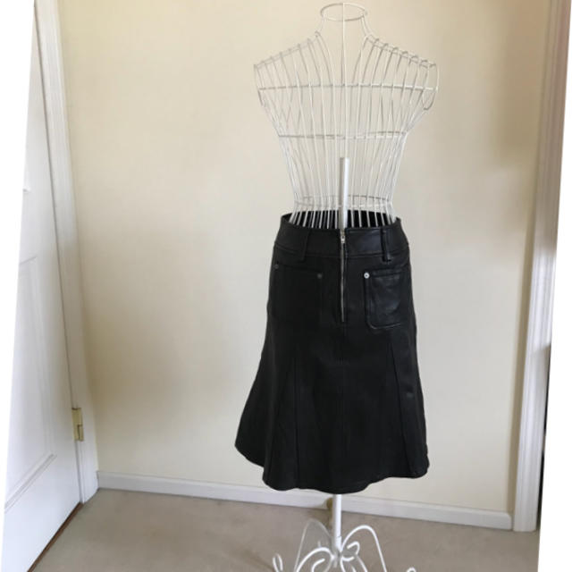 LOUNIE(ルーニィ)のルーニー スカート ラム100% 高級 美品 レディースのスカート(ひざ丈スカート)の商品写真