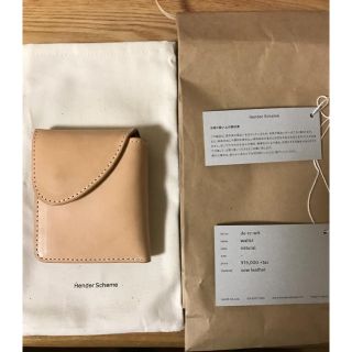 エンダースキーマ(Hender Scheme)の【新品未使用】HenderScheme 財布(折り財布)