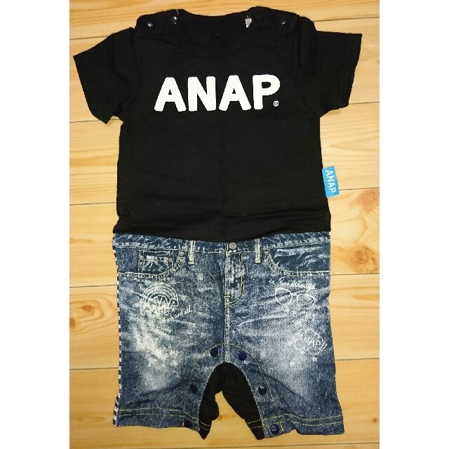 ANAP Kids(アナップキッズ)のANAP ロンパース キッズ/ベビー/マタニティのベビー服(~85cm)(ロンパース)の商品写真