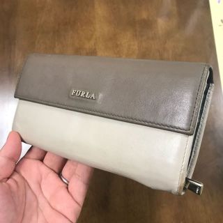 フルラ(Furla)のFURLA バイカラー 長財布 内側L字ファスナー(財布)