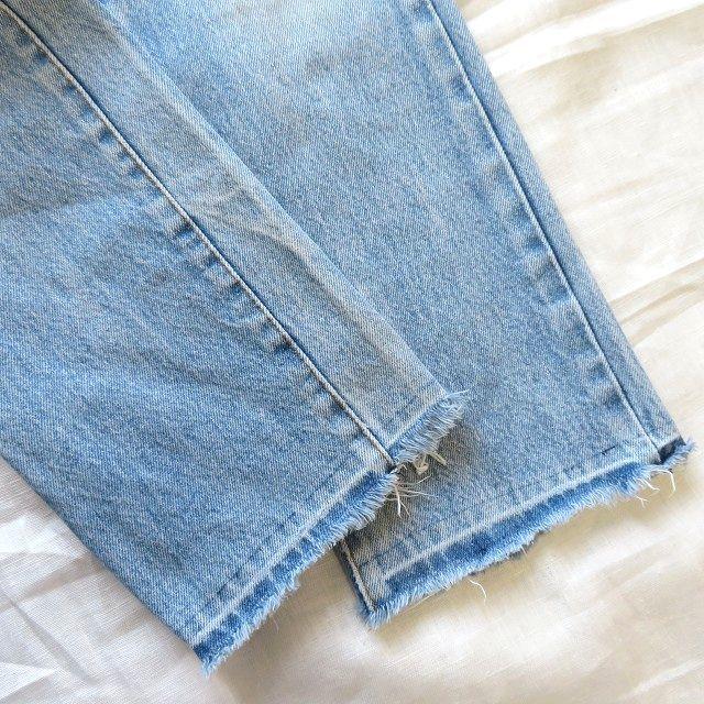 80s LEVI'S 501 ハイウエスト テーパード 内股シングル USA製 3