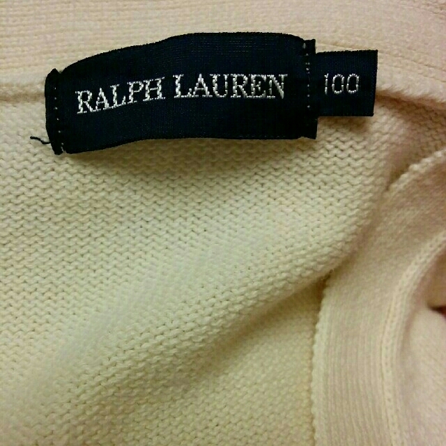 Ralph Lauren(ラルフローレン)の訳あり☆ラルフローレン Ralph Lauren カーディガン キッズ/ベビー/マタニティのキッズ服女の子用(90cm~)(カーディガン)の商品写真