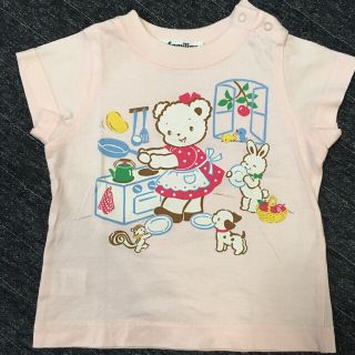 ファミリア(familiar)の【Meow様専用】ファミリア 80 半袖Tシャツ &ミキハウス スカッツ(Ｔシャツ)