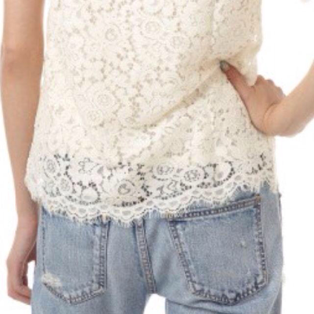 moussy(マウジー)の2014AW 完売 レースTOPS レディースのトップス(カットソー(半袖/袖なし))の商品写真