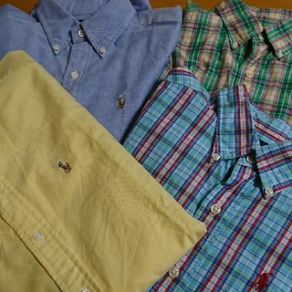 ラルフローレン(Ralph Lauren)のラルフローレン 160 男の子 半袖シャツ 青(水色)(Tシャツ/カットソー)