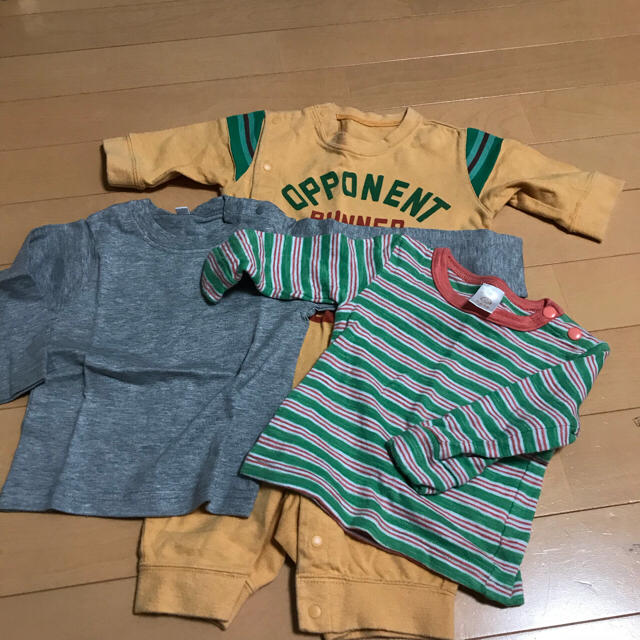 F.O.KIDS(エフオーキッズ)の専用です！  70サイズ3枚セット キッズ/ベビー/マタニティのベビー服(~85cm)(Ｔシャツ)の商品写真