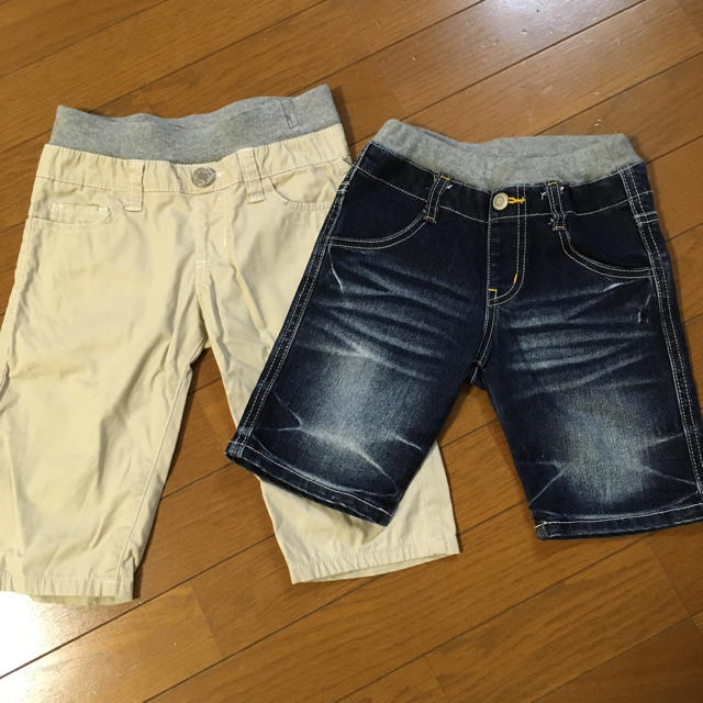 JUNK STORE(ジャンクストアー)のMPS . ジャンクストア ハーフパンツ 2枚セット 120 短パン キッズ/ベビー/マタニティのキッズ服男の子用(90cm~)(パンツ/スパッツ)の商品写真