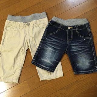 ジャンクストアー(JUNK STORE)のMPS . ジャンクストア ハーフパンツ 2枚セット 120 短パン(パンツ/スパッツ)