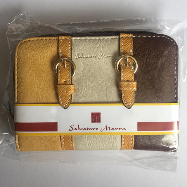 Salvatore Marra(サルバトーレマーラ)の1点のみ❗️新品❗️Salvatore Marra 折財布 ブラウン レディースのファッション小物(財布)の商品写真