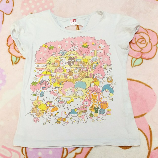 Uniqlo ユニクロ サンリオ総キャラtシャツ 110の通販 By ままん S Shop ユニクロならラクマ