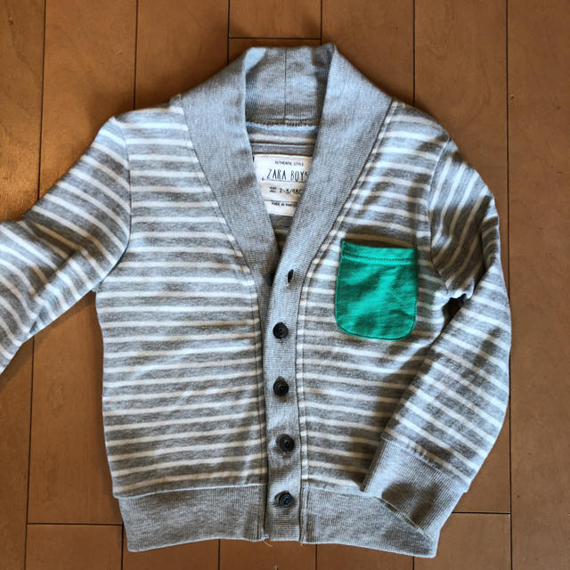 ZARA(ザラ)のZARAのキッズカーディガン キッズ/ベビー/マタニティのキッズ服男の子用(90cm~)(カーディガン)の商品写真