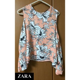 ザラ(ZARA)のZARA✴︎リリープリントタンクトップ(タンクトップ)