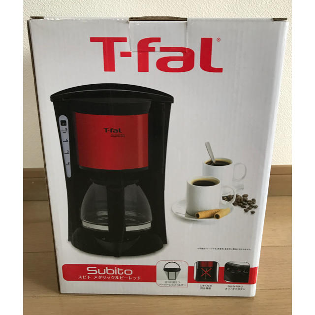 T-fal(ティファール)の【新品】T-fal Subito コーヒーメーカー スマホ/家電/カメラの調理家電(コーヒーメーカー)の商品写真