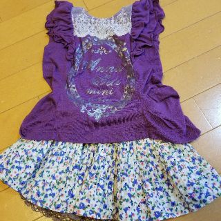 アナスイミニ(ANNA SUI mini)のANNA SUIミニ　Tシャツ&スカート(Ｔシャツ)