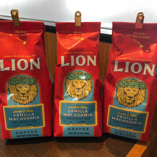 ライオン(LION)のハワイのライオンコーヒーバニラマカダミア3個セット(コーヒー)