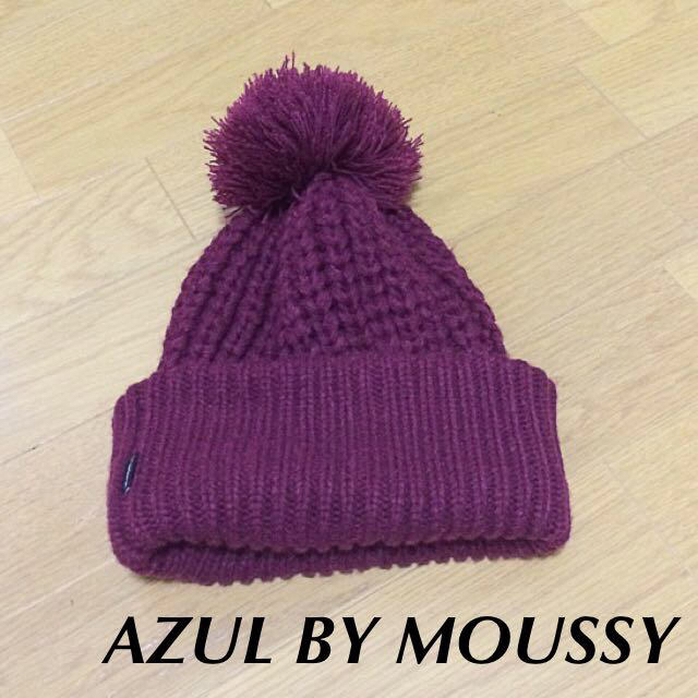 AZUL by moussy(アズールバイマウジー)のAZUL BY MOUSSY ニット帽 レディースの帽子(ニット帽/ビーニー)の商品写真