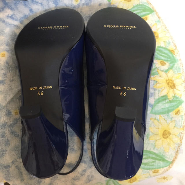 SONIA RYKIEL(ソニアリキエル)のソニアリキエル パンプス ネイビー新品23センチ レディースの靴/シューズ(ハイヒール/パンプス)の商品写真