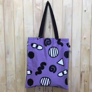 ★LAZY OAF Purple Eye Tote Bag