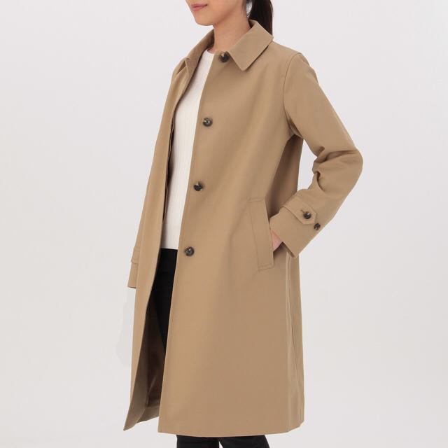 MUJI (無印良品) - 綿混撥水ステンカラーコート 婦人M・ベージュの