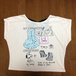 ロペピクニック スヌーピーTシャツ(Tシャツ(半袖/袖なし))