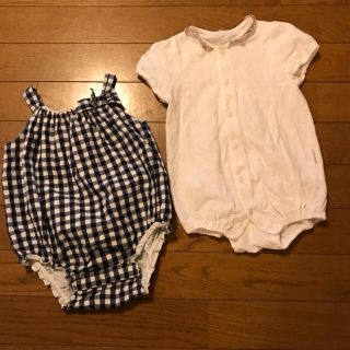 ベビーギャップ(babyGAP)のベビーギャップ 80 ロンパース 女の子(ロンパース)