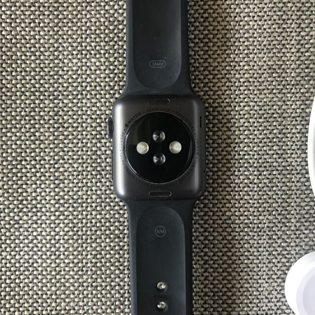 Apple Watch(アップルウォッチ)のApple Watch 初代 38mm スペースグレイ アップル 時計 スマホ/家電/カメラのスマートフォン/携帯電話(スマートフォン本体)の商品写真