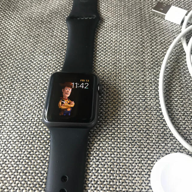 Apple Watch(アップルウォッチ)のApple Watch 初代 38mm スペースグレイ アップル 時計 スマホ/家電/カメラのスマートフォン/携帯電話(スマートフォン本体)の商品写真