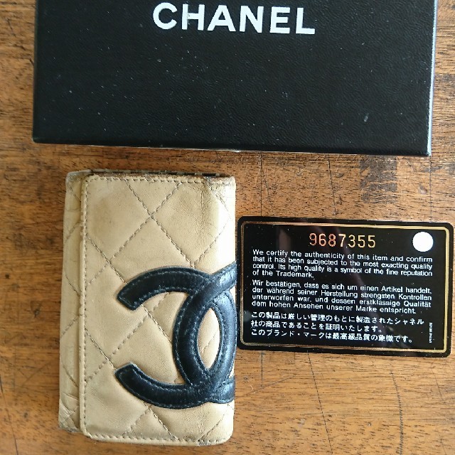 CHANEL(シャネル)のシャネル  カンボンライン  キーケース  難あり レディースのファッション小物(キーケース)の商品写真