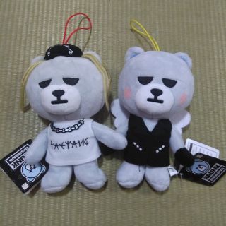 ビッグバン(BIGBANG)のＫＲＵＮＫ✕BIGBANGぬいぐるみマスコット【2個セット】(ぬいぐるみ)