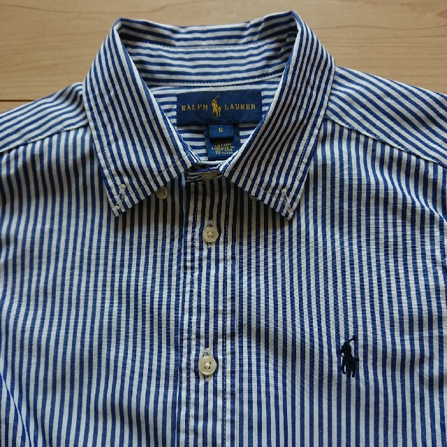 Ralph Lauren(ラルフローレン)のラルフローレン ストライプシャツ キッズ/ベビー/マタニティのキッズ服男の子用(90cm~)(ブラウス)の商品写真