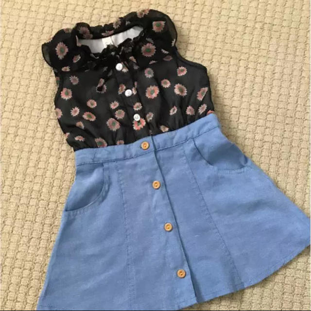 ワンピース95㎝ キッズ/ベビー/マタニティのキッズ服女の子用(90cm~)(ワンピース)の商品写真