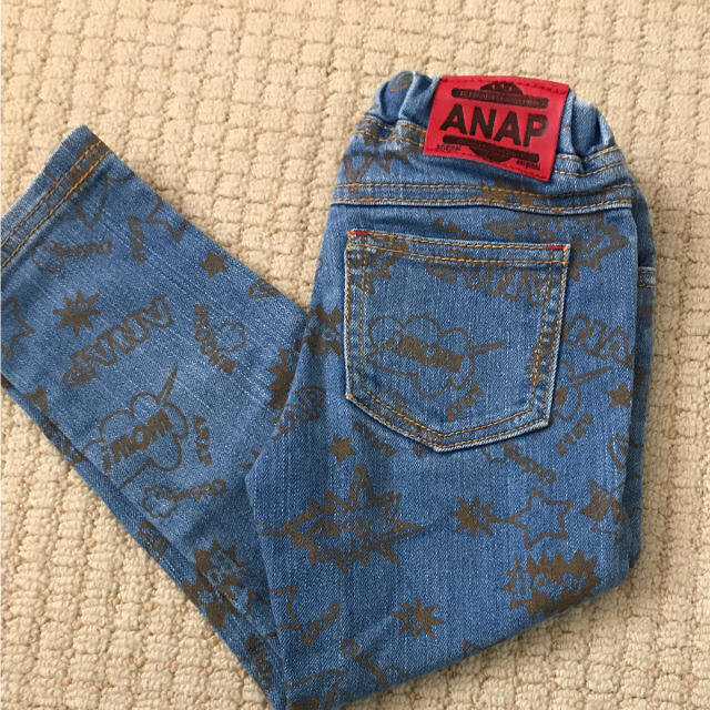 ANAP Kids(アナップキッズ)のANAPデニム100㎝ キッズ/ベビー/マタニティのキッズ服男の子用(90cm~)(パンツ/スパッツ)の商品写真