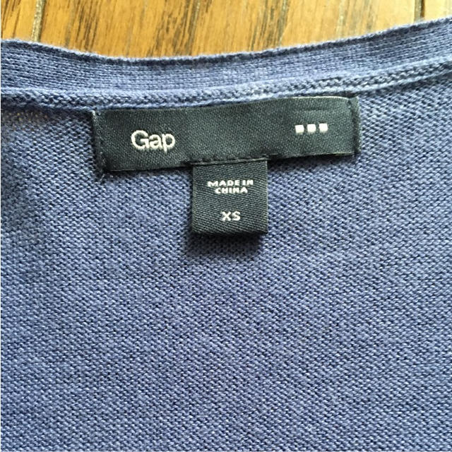 GAP(ギャップ)のGap カーディガン コットン パープル 未使用 XS レディースのトップス(カーディガン)の商品写真