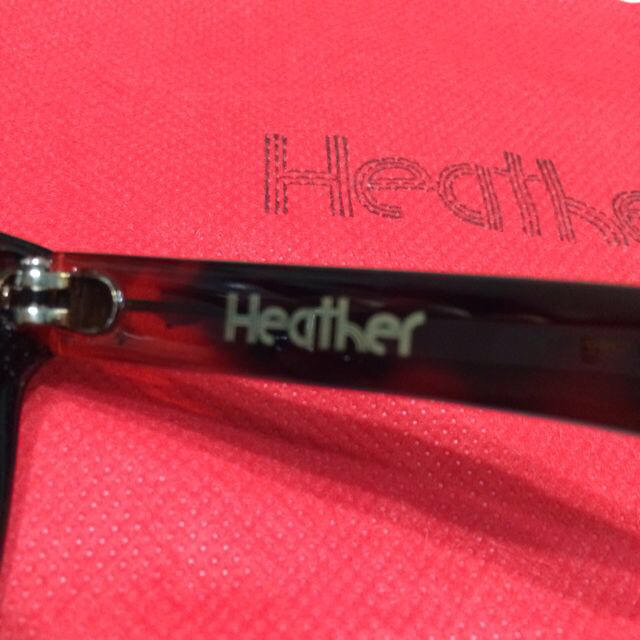 heather(ヘザー)のHeatherべっ甲メガネ【値下げ中】 レディースのファッション小物(サングラス/メガネ)の商品写真