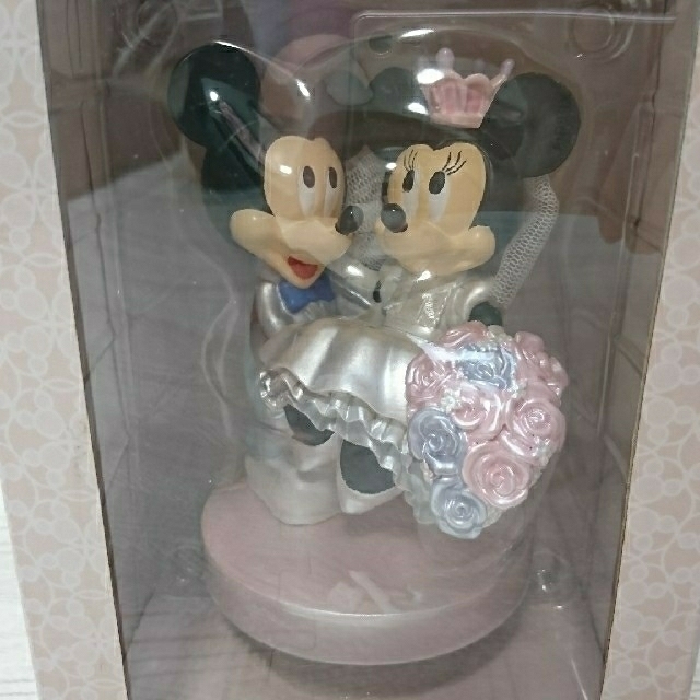 Disney(ディズニー)の結婚式/置物/Disney/未開封/ミッキーミニー インテリア/住まい/日用品のインテリア小物(置物)の商品写真