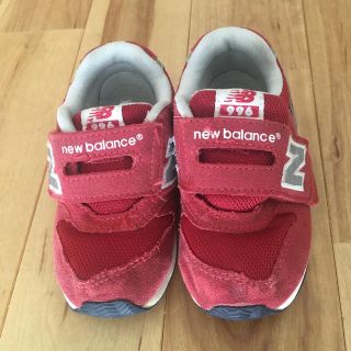 ニューバランス(New Balance)のmer.様専用ニューバランスキッズスニーカー14.5㎝ レッド(スニーカー)