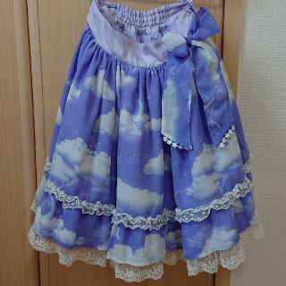 アンジェリックプリティー(Angelic Pretty)の【期間限定値下げ】Angelic Pretty  Misty sky(ひざ丈スカート)