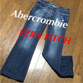 アバクロンビーアンドフィッチ(Abercrombie&Fitch)のAbercrombie EZRA FITCH デニム ジーンズ NY購入 S(デニム/ジーンズ)