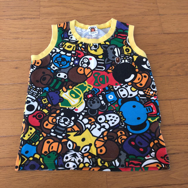 A BATHING APE(アベイシングエイプ)のBAPE KIDS  タンクトップ  130cm キッズ/ベビー/マタニティのキッズ服男の子用(90cm~)(Tシャツ/カットソー)の商品写真