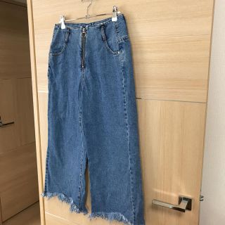 ザラ(ZARA)のZARA デニム ワイドパンツ ジーンズ Trafaluc denimwear (デニム/ジーンズ)