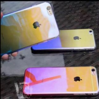 在庫処分！iphone7iphone8、8plusケース琉光ケース、変色(iPhoneケース)