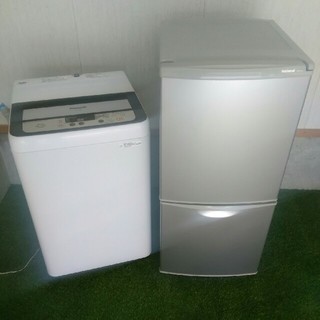 パナソニック(Panasonic)のパナソニック　ミニ2ドア　洗濯機セット(冷蔵庫)